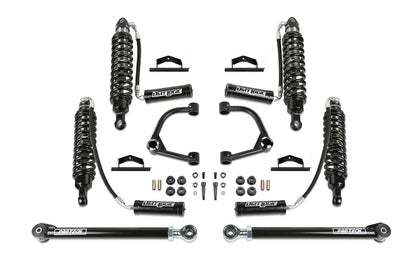 FABTECH | 4" Uniball UCA Lift Kit – Front Dirt Logic 2.5 Resi Coilovers & Rear Dirt Logic Resi Coilovers | Ford Bronco | K2390DL — product image 1