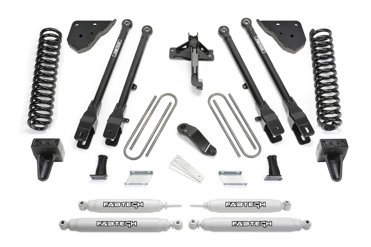FABTECH | 4" 4 Link Lift Kit | Ford F250 / Ford F350 | K2409/K2409M/K2409DL — product image 1
