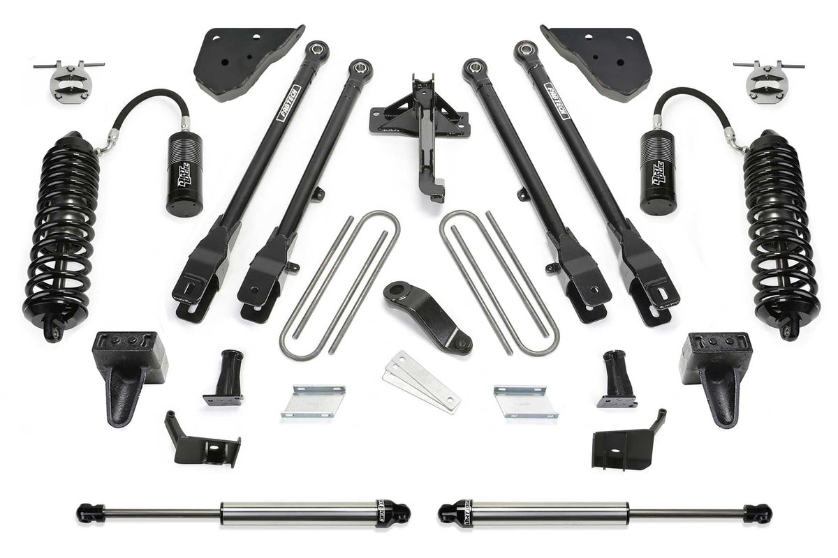 FABTECH | 4" 4 Link Lift Kit – Front Dirt Logic 4.0 Resi Coilovers & Rear Dirt Logic 2.25 Shocks | Ford F250 / Ford F350 | K2411DL — product image 1