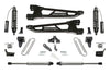 FABTECH | 6" Radius Arm Lift Kit – Front Dirt Logic 2.5 Resi Coilovers & Rear Dirt Logic 2.25 Shocks | Ford F250 / Ford F350 | K2415DL