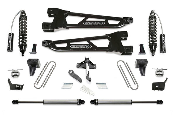FABTECH | 6" Radius Arm Lift Kit – Front Dirt Logic 2.5 Resi Coilovers & Rear Dirt Logic 2.25 Shocks | Ford F250 / Ford F350 | K2415DL