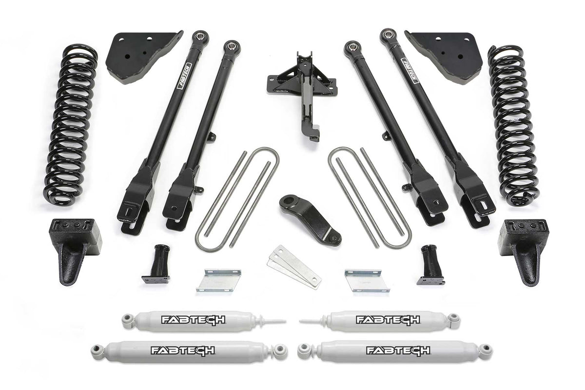 FABTECH | 6" 4 Link Lift Kit | Ford F250 / Ford F350 | K2417/K2417M/K2417DL — product image 1