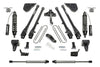 FABTECH | 6" 4 Link Lift Kit – Front Dirt Logic 2.5 Resi Coilovers & Rear Dirt Logic 2.25 Shocks | Ford F250 / Ford F350 | K2419DL
