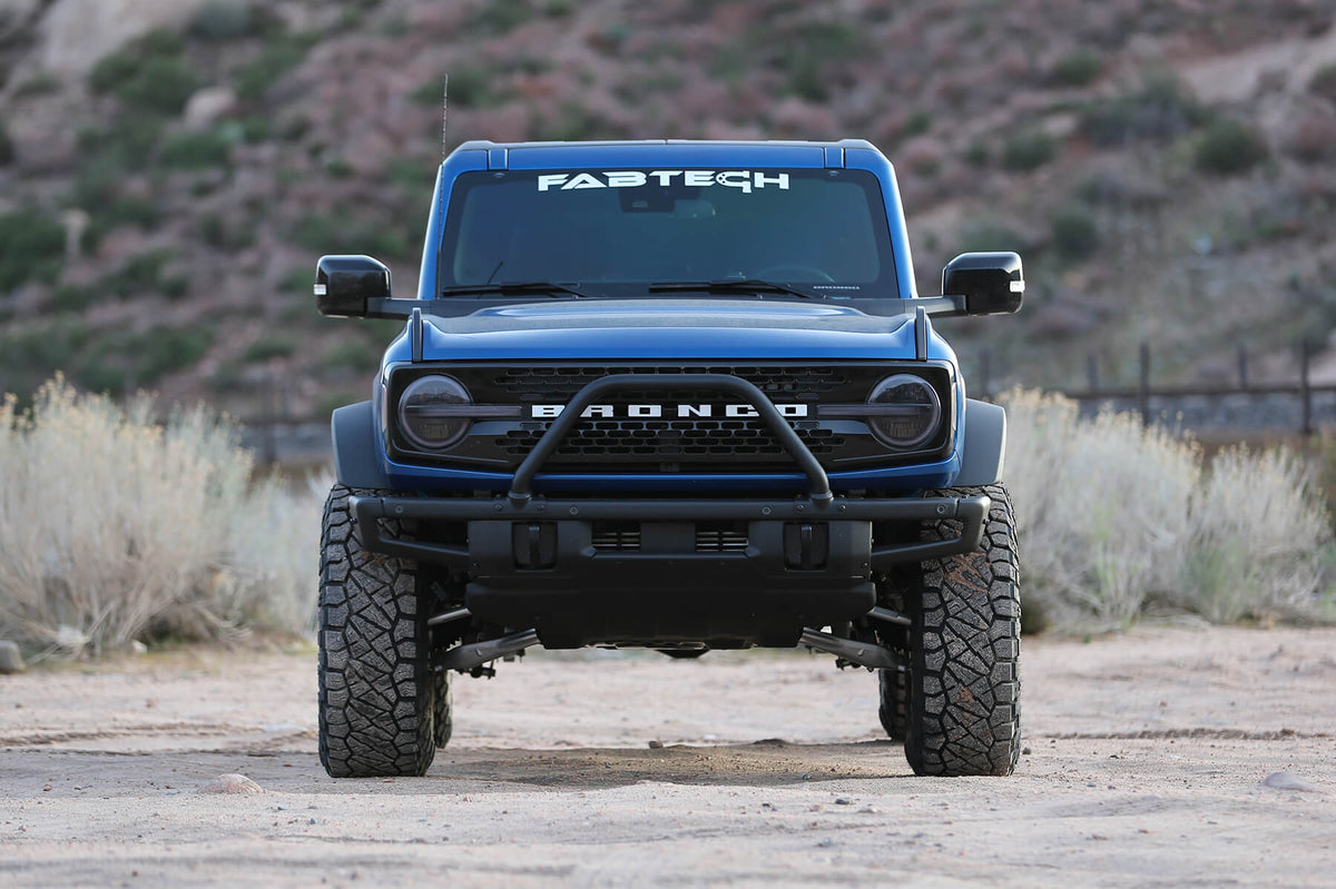 FABTECH | 4" Lift Kit – Front Dirt Logic 2.5 Resi Coilovers & Rear Dirt Logic Resi Coilovers | Ford Bronco | K2428DL — product image 2
