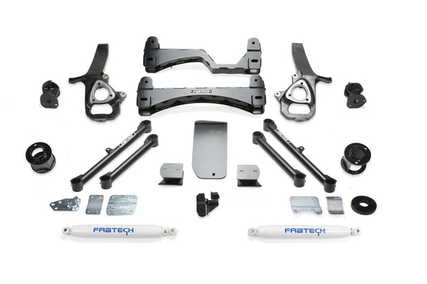 FABTECH | 6" Basic Lift Kit w/ Rear Performance Shocks | Ram | K3086
