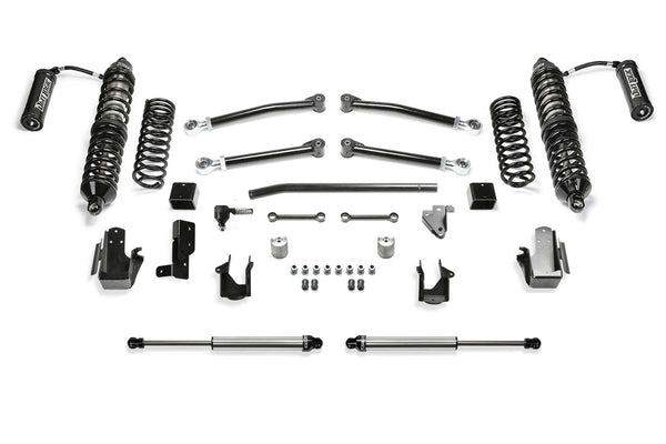 FABTECH | 3" Trail System – Front Dirt Logic 2.5 Resi Coilovers & Rear Dirt Logic 2.25 Shocks | Jeep JL | K4229DL