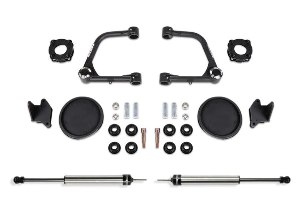 FABTECH | 3" Uniball UCA Lift Kit – Front Shock Spacers & Rear Coil Spring Spacers w/Rear Dirt Logic 2.25 Shocks | Toyota Tundra | K7086DL