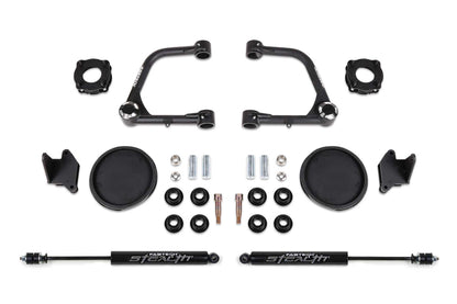 FABTECH | 3" Uniball UCA Lift Kit – Front Shock Spacers & Rear Coil Spring Spacers w/ Rear Stealth Shocks | Toyota Tundra | K7086M — product image 1