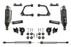 FABTECH | 3" Uniball UCA Lift Kit – Front Dirt Logic 2.5 Resi Coilovers & Rear Air Bag Spacers w/Rear Dirt Logic 2.25 Shocks | Toyota Tundra | K7091DL