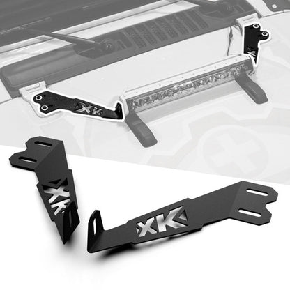 XKGLOW | Jeep JK Hood 20" Light Bar Bracket Kit | XK-BRC-JK-H