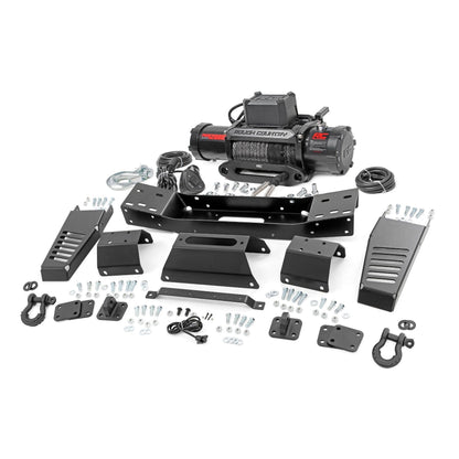 ROUGH COUNTRY Hidden Winch Mount | 12000S | Toyota Tundra 2WD/4WD (2022-2025) | 72004