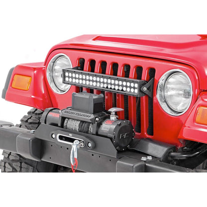 ROUGH COUNTRY Winch Mounting Plate | Jeep Wrangler TJ (97-06)/Wrangler Unlimited (04-06)  | 1189