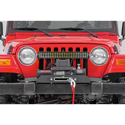 ROUGH COUNTRY Winch Mounting Plate | Jeep Wrangler TJ (97-06)/Wrangler Unlimited (04-06)  | 1189