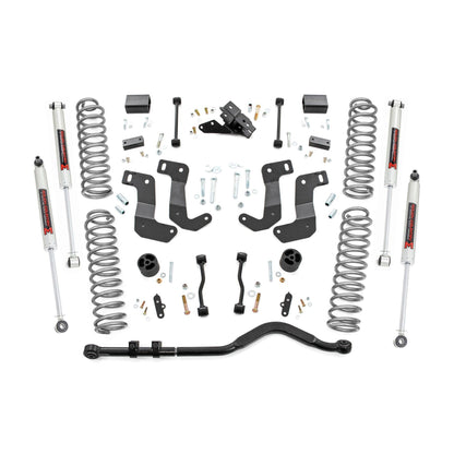 ROUGH COUNTRY 3.5 Inch Lift Kit | C/A Drop | Stage 1 | M1 | Jeep Wrangler Unlimited (18-23) | 66840