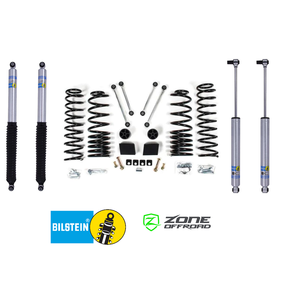 ZONE OFFROAD J34N + BILSTEIN 3" Lift Kit for 2020+ Jeep Gladiator