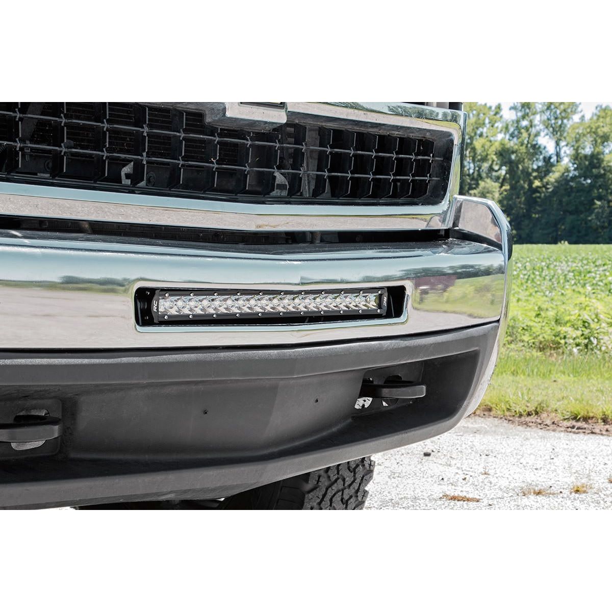 ROUGH COUNTRY LED Light Mount | Bumper | 20" | Chevy Silverado 1500 (07-13)/Silverado 2500 HD (07-10)  | 70523