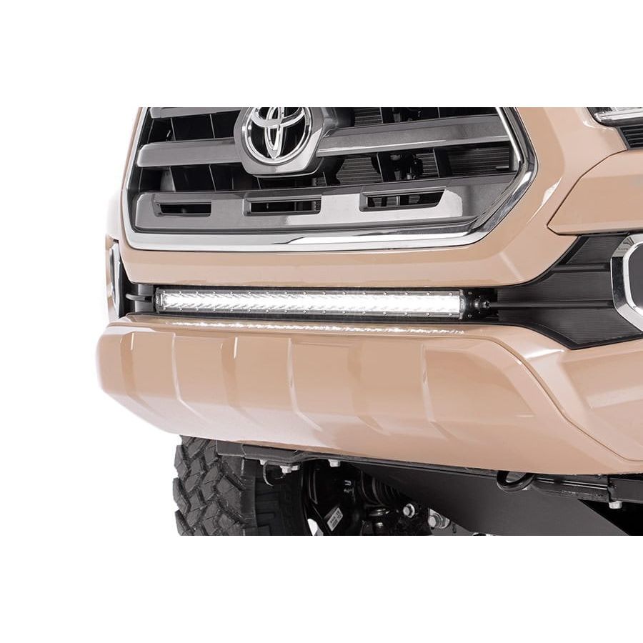 ROUGH COUNTRY LED Light Kit | Lower Grille Mount | 30" Black Single Row | Toyota Tacoma (16-23) | 70668