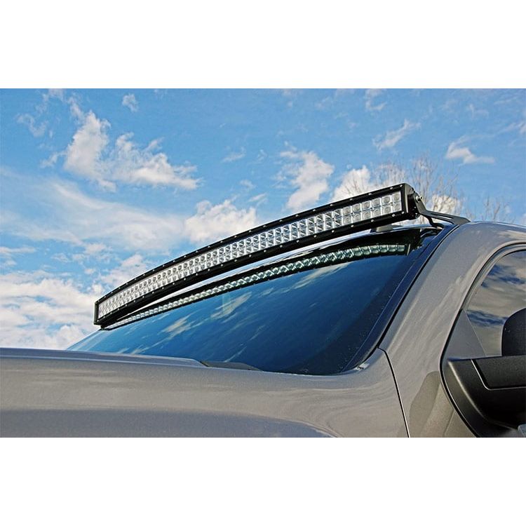 ROUGH COUNTRY LED Light Mount | Upper Windshield | 50" Curved | Chevy/GMC 1500/1500 SUV/2500HD/3500HD (07-14) | 70507
