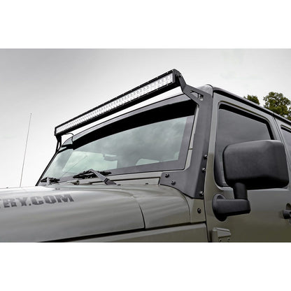ROUGH COUNTRY LED Light Kit | Windshield | 50" Spectrum Dual Row | Jeep Wrangler JK/Wrangler Unlimited (07-18) | 80504