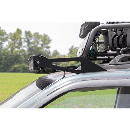 ROUGH COUNTRY LED Light Mount | Upper Windshield | 50" Curved | Jeep Grand Cherokee ZJ (93-98) | 70567