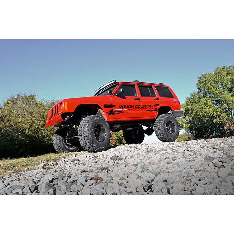 ROUGH COUNTRY LED Light Kit | Windshield Mount | 50" BLK Dual Row | Jeep Cherokee XJ (84-01) | 70072