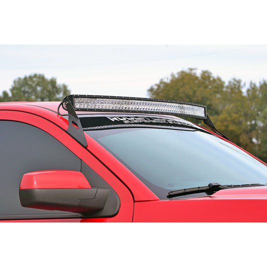 ROUGH COUNTRY LED Light Mount | Upper Windshield | 54" Curved | Chevy/GMC 1500 (14-18 & Classic) | 70514