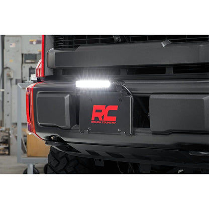 ROUGH COUNTRY LED Light Kit | License Plate Mount | 8" Single Row Black Series | 70183