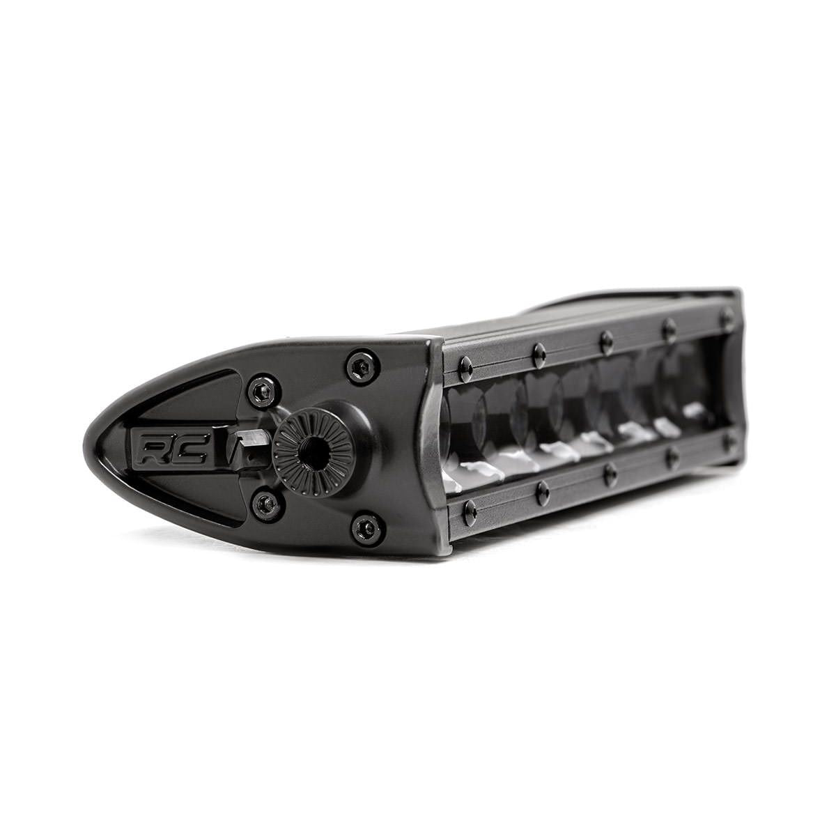 ROUGH COUNTRY 8 Inch Black Series LED Light Bar | Single Row | Pair | 70728BL