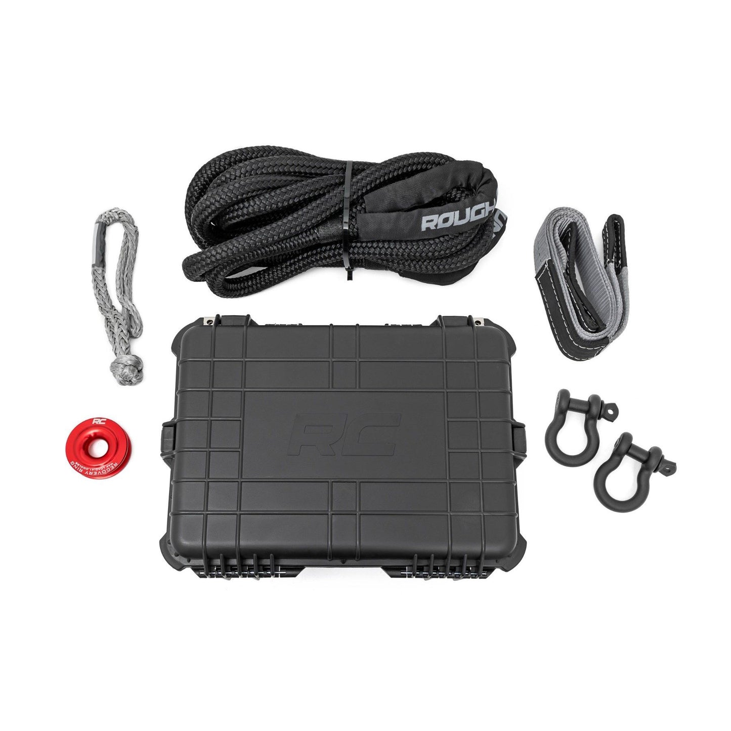 ROUGH COUNTRY Winch Recovery Kit | Synthetic Cable Winches | RS189