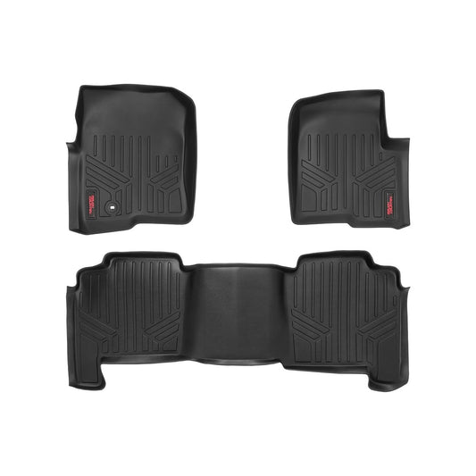 ROUGH COUNTRY | Floor Mats  FR & RR  Ford F-150 2WD/4WD (2004-2008) | M-50412