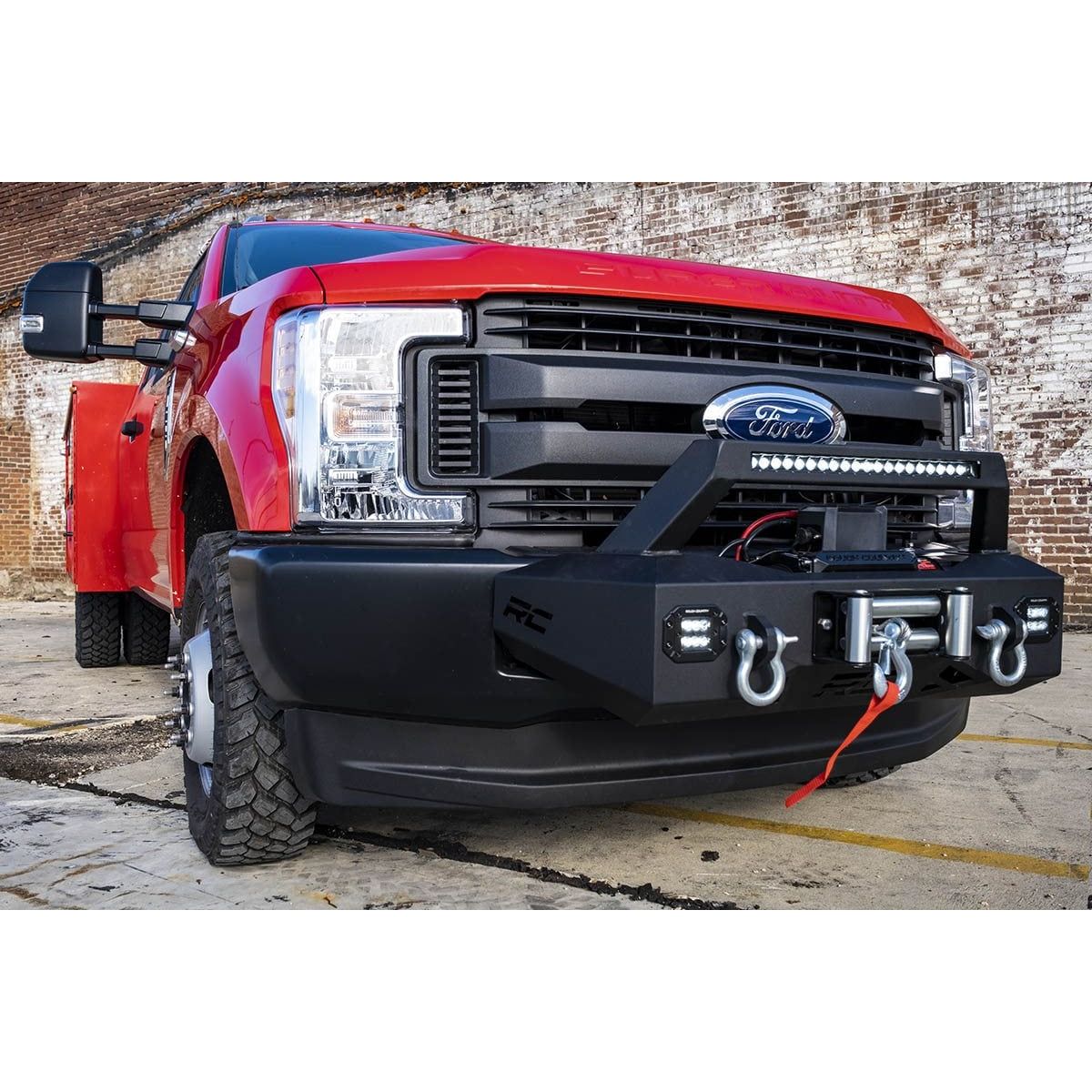 ROUGH COUNTRY EXO Winch Mount Kit | Ford F-250/F-350 Super Duty 2WD/4WD (2017-2020) | 51004