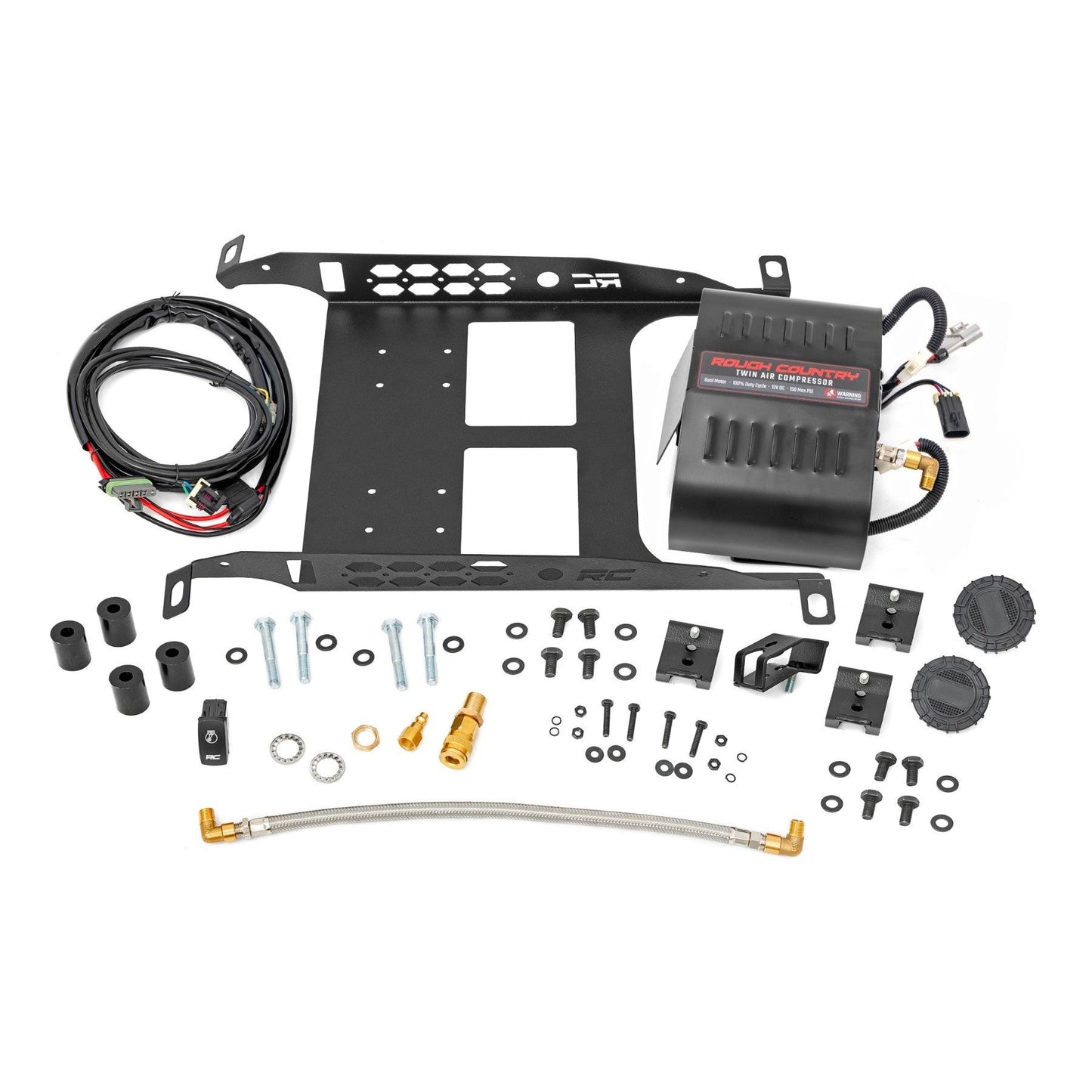 ROUGH COUNTRY Under Seat Compressor Kit | Toyota Tacoma 2WD/4WD (2005-2023) | 73002