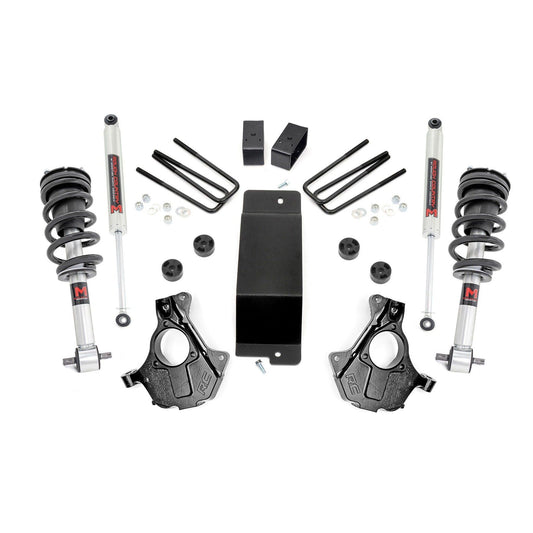 ROUGH COUNTRY 3.5 Inch Lift Kit | Cast Steel LCA | FR M1 | Chevy/GMC 1500 (14-18 & Classic) | 12440