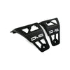 DV8 OFF-ROAD | 2018-2026 Jeep Wrangler JL & Gladiator JT Dual Pod Light Mounts for Performance Hood | LBJL-06
