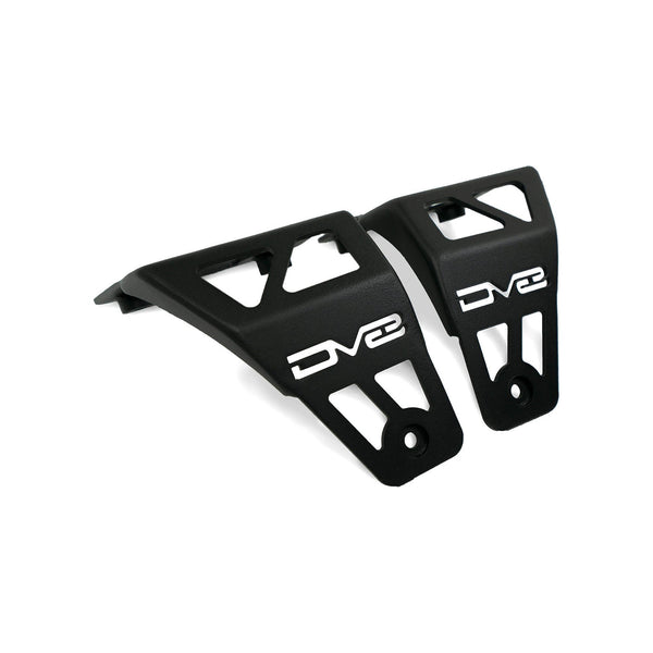 DV8 OFF-ROAD | 2018-2026 Jeep Wrangler JL & Gladiator JT Dual Pod Light Mounts for Performance Hood | LBJL-06