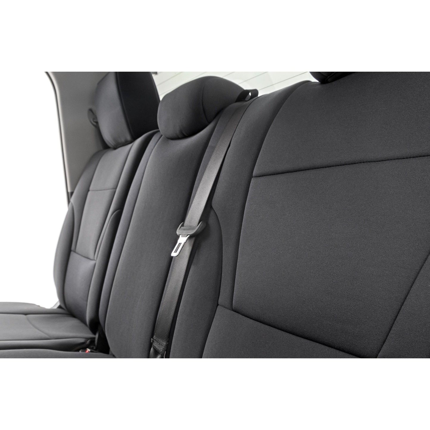 ROUGH COUNTRY Seat Covers | No Rear Cup Holder | Toyota Tundra 2WD/4WD (2022-2025) | 91054