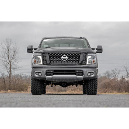 ROUGH COUNTRY | 3 Inch Lift Kit  N3 Struts & Shocks  Nissan Titan 2WD/4WD (2004-2024) | 83432RED