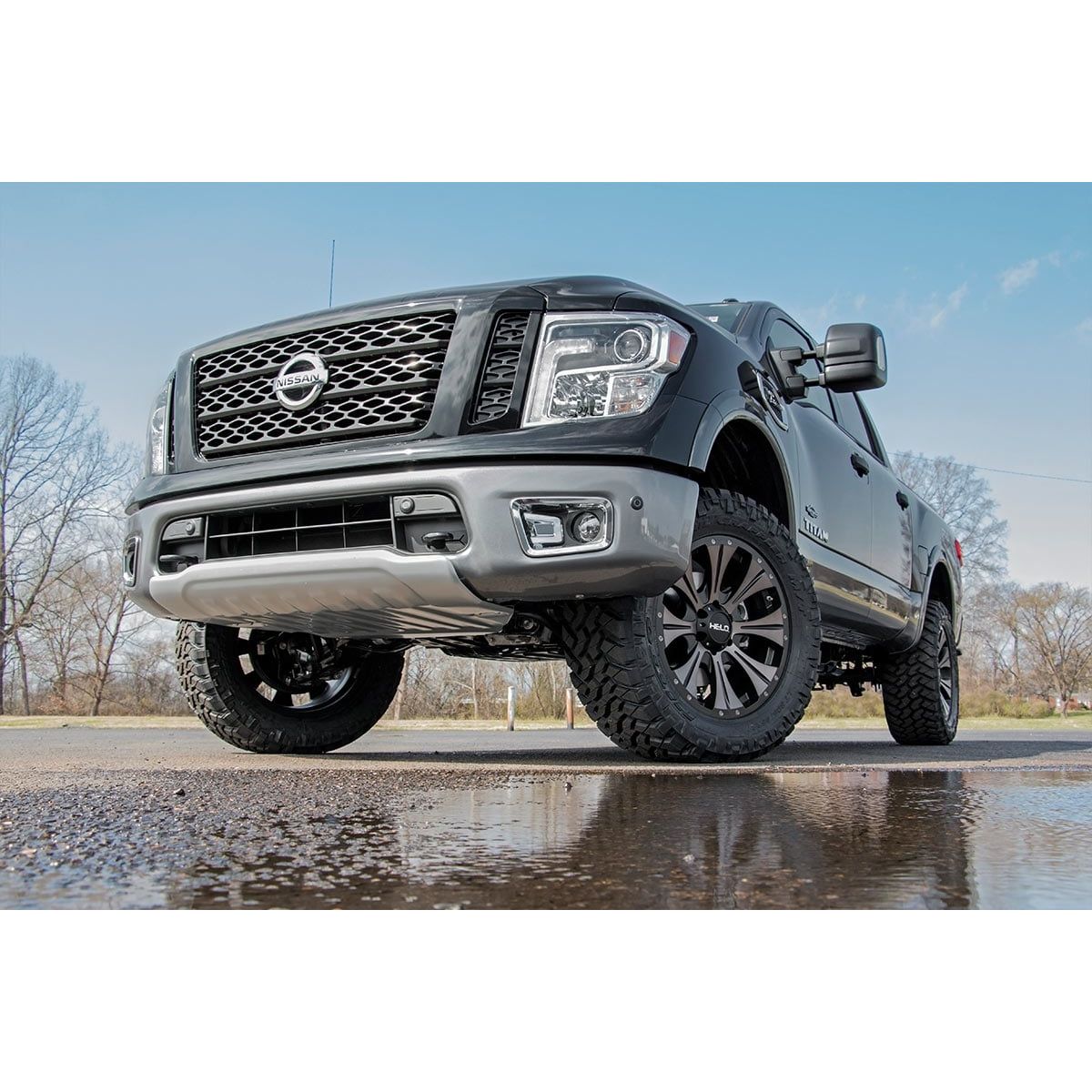 ROUGH COUNTRY | 3 Inch Lift Kit  N3 Struts & Shocks  Nissan Titan 2WD/4WD (2004-2024) | 83432RED