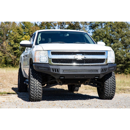 ROUGH COUNTRY Front High Clearance Bumper | BLK LEDs | Chevy Silverado 1500 2WD/4WD (07-13) | 10911