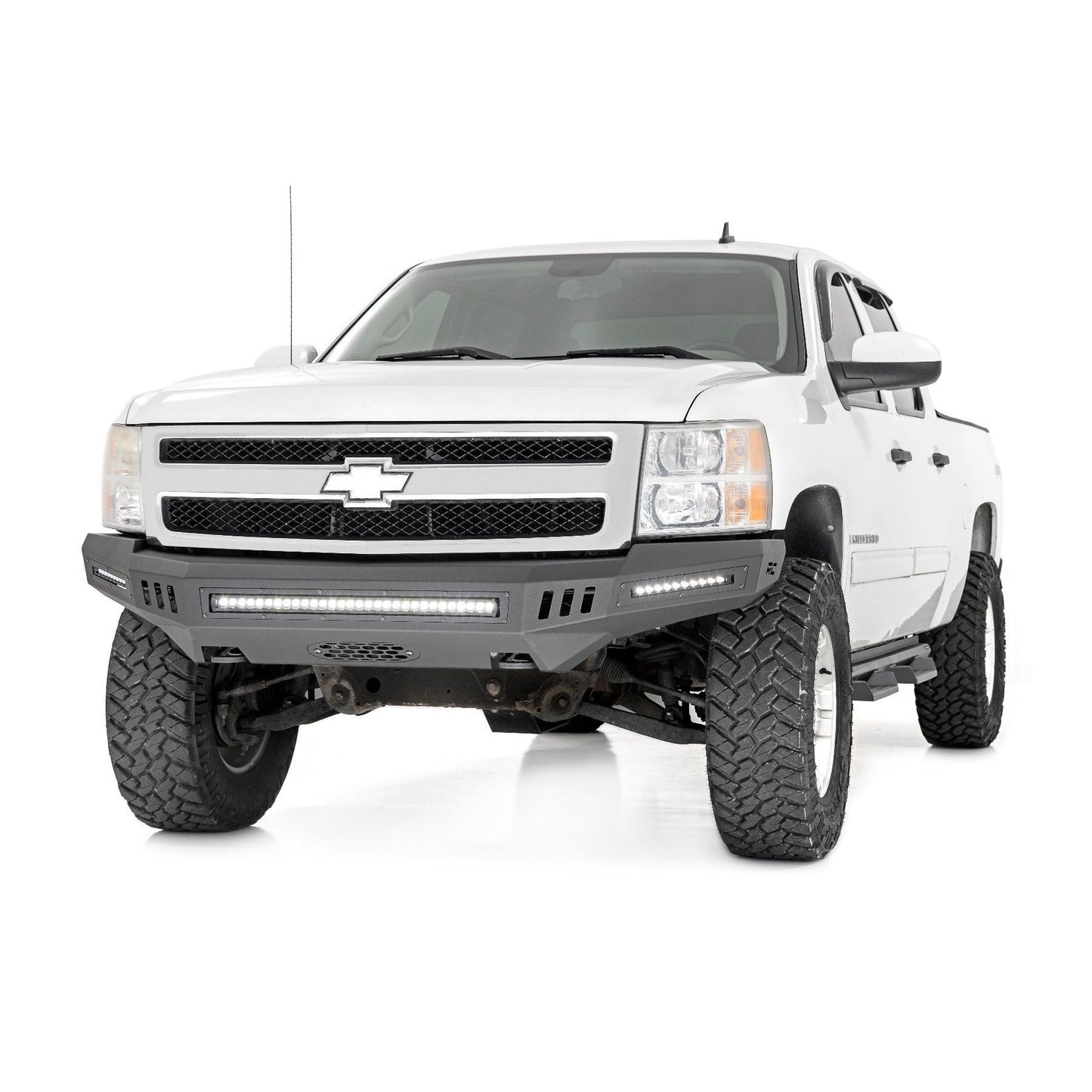 ROUGH COUNTRY Front High Clearance Bumper | Chevy Silverado 1500 2WD/4WD (2007-2013) | 10910