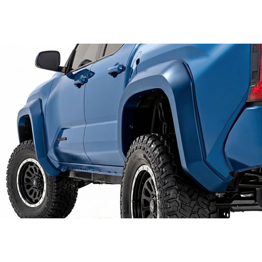ROUGH COUNTRY | Sport Fender Flares  8X0 Heritage Blue  Toyota Tacoma 2WD/4WD (2024-2026) | O-T12421-8X0