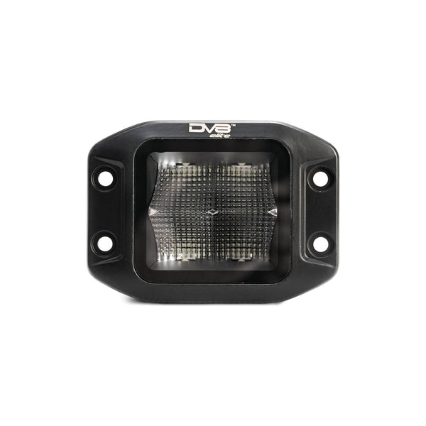 DV8 OFF-ROAD | 3-Inch Elite Series LED Flush Mount Pod Light | Single Pod | BE3FMW40W