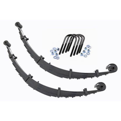 ROUGH COUNTRY Front Leaf Springs |8" Lift | Pair | Ford F-250/F-350 Super Duty 4WD (99-04) | 8073Kit