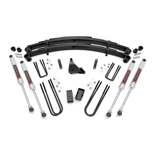 ROUGH COUNTRY 4 Inch Lift Kit | Rear Blocks | M1 | Ford F-250/F-350 Super Duty 4WD (99-04) | 49540