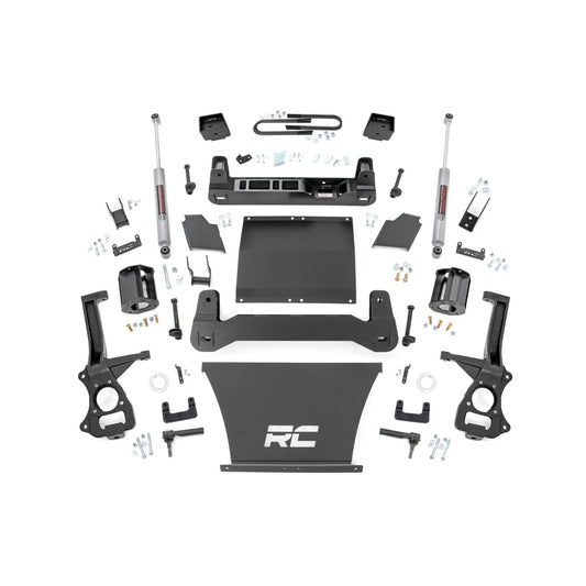 ROUGH COUNTRY 6 Inch Lift Kit | Mono Leaf Rear | Chevy Silverado 1500 4WD (2022-2024) | 21630
