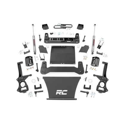 ROUGH COUNTRY 6 Inch Lift Kit | Mono Leaf Rear | Chevy Silverado 1500 4WD (2025-2026) | 21630_A