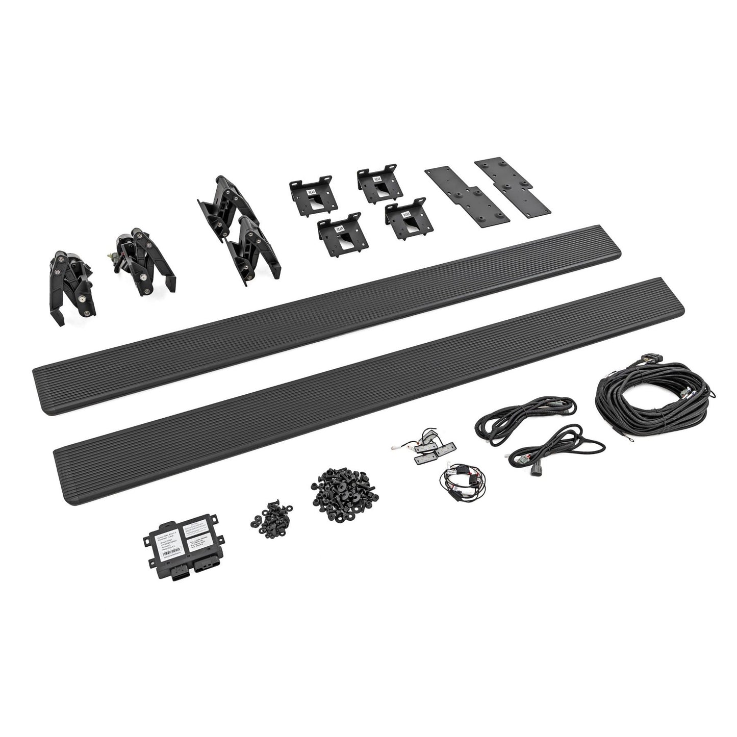 ROUGH COUNTRY | Power Running Boards  HT-Series  Crew Cab  Chevy/GMC 1500/2500HD/3500HD 2WD/4WD | ESR51518