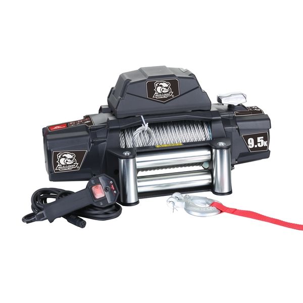 BULLDOG WINCH 9500LB WINCH WITH ROLLER FAIRLEAD | 10065