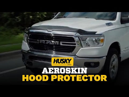 Husky Liners | Aeroskin Hood Protector Smoke For 2021-2026 F-150 Husky Liners | 2842196 on a truck driving