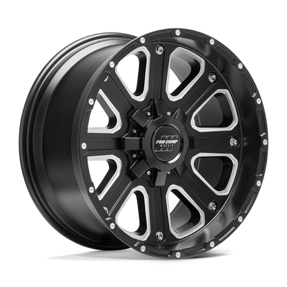 Pro Comp Alloys PA72 AXIS SATIN BLACK MILLED